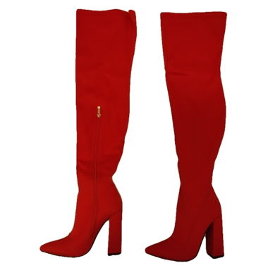 Rote Stiefel neu