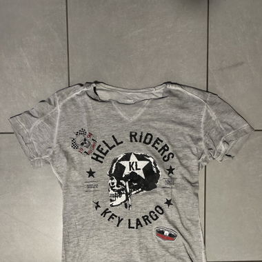 VINTAGE - "Hell Riders" Distressed & Aged T-Shirt