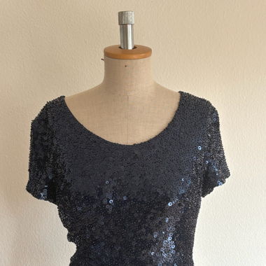 Vintage Pailletten Top