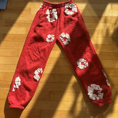 Red Denim Tears Pants