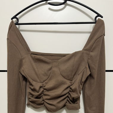 Top marron 