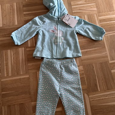 Set completo tuta coniglietto per bambini