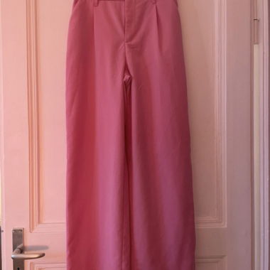 Pantalon large rose H&M