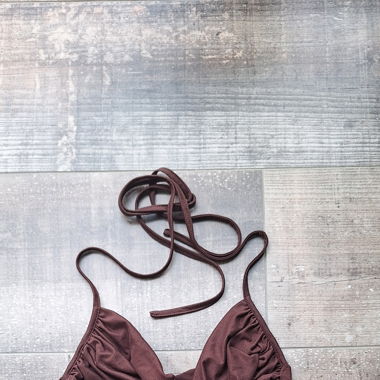 Brown Halter Top