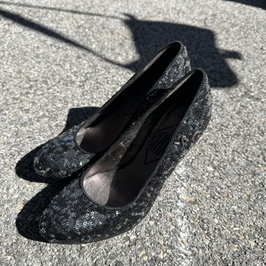 Talons à paillettes 