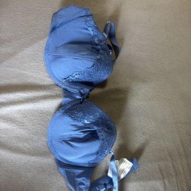 Reggiseno blu in pizzo 75B