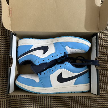 Air Jordan 1 Low White Powder Blue EU 41
