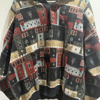 Maglione in maglia a fantasia