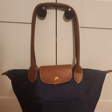 Sac à main Longchamps le pliage bleu