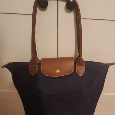Sac à main Longchamps le pliage bleu