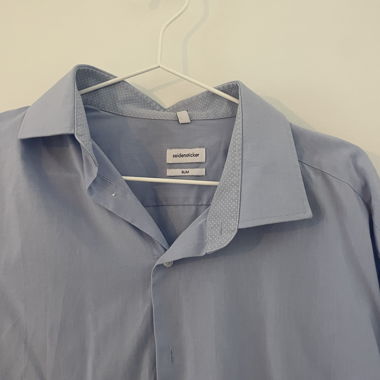 Seidensticker Slim Fit Hemd hellblau