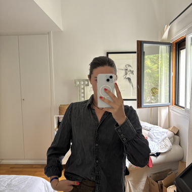 Chemise noire Berenice