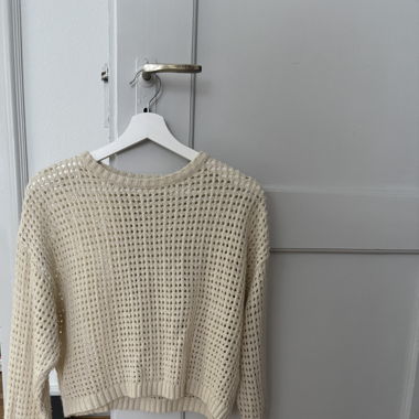 Strickpullover Beige