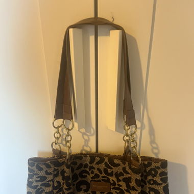 Borsa con stampa Leo