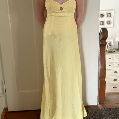 Vestito lungo Joanie Peppermayo giallo XS