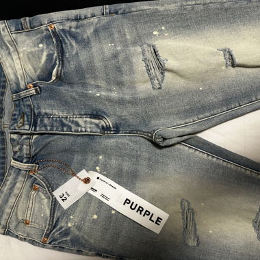 Purple fleared jeans
