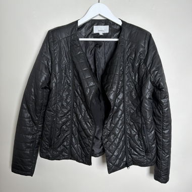 Zebra gesteppte Jacke