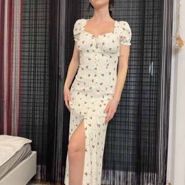 Kleid mit Blumen Muster