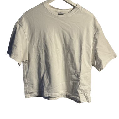 T-shirt bianco Bershka