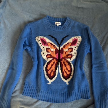 Pull enfant Molo avec papillon