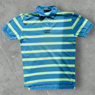 Vintage Ralph Lauren Poloshirt gestreift -Gr. S-
