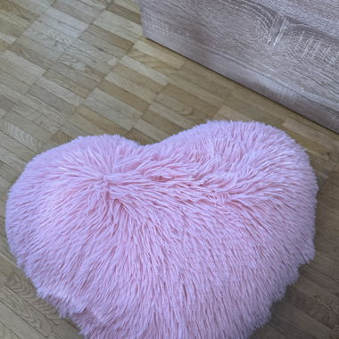 Coussin en forme de cœur 
