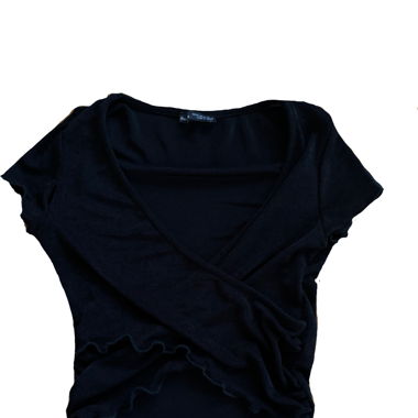 Black vintage streetstyle Crop top 