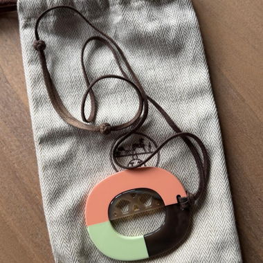Collana Hermès Horn & Bijou Pendant