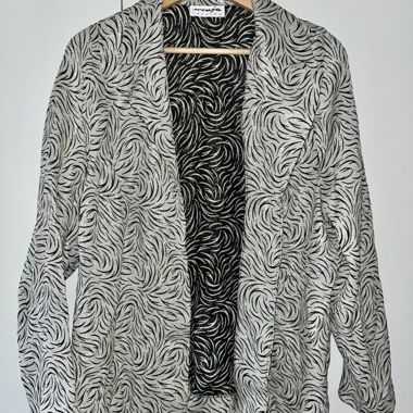SVENJA Gemusterter Blazer mit Knopfleiste