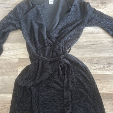 Robe noire Zebra taille S