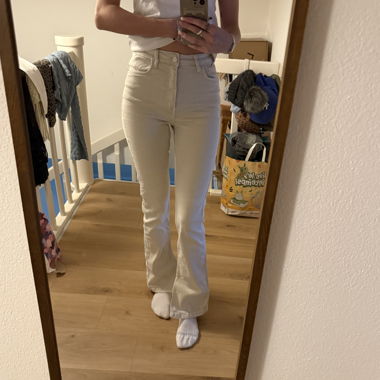 Jean évasé Off White, taille 34