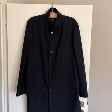 Manteau pour homme BOSS bleu foncé