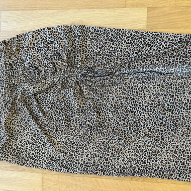 Gonna midi stampa leopardata SHEIN Curve 1XL