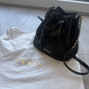 Guess Quilted Bucket Bag