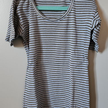 2x T-shirt, rayé