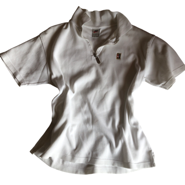 Polo de tennis vintage Nike blanc