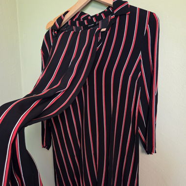 Striped Shirt Dress