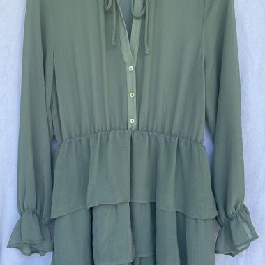 Vestito verde alloro "Zara"