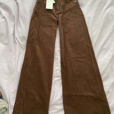 Bershka Wide Leg Cord Hose