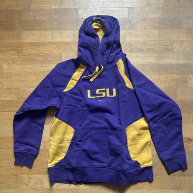 LSU Nike Hoodie lila und gelb
