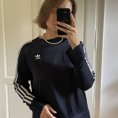 Camicia in Raso Plissé Adidas