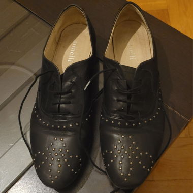 Chaussures à lacets en cuir minelli