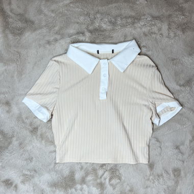 Croptop rose pâle taille S