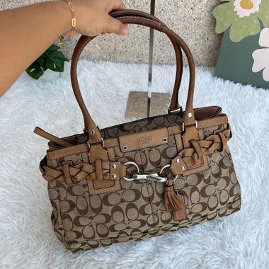 Borsa tote Coach Signature, taglia media