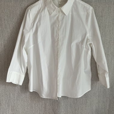 Weisses Hemd von H&Mmit 3/4-Arm, L