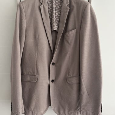 Men’s Blazer, Size 50, Slim Fit, light grey