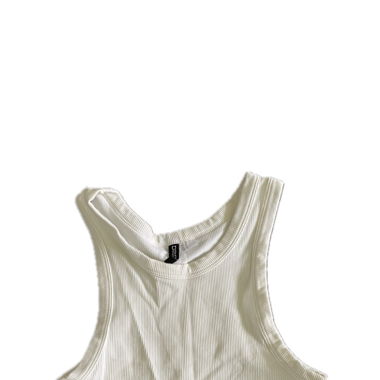 white tank top