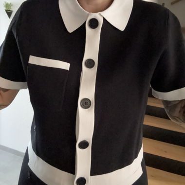 Ensemble Karl Lagerfeld noir et blanc taille M