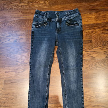 Street One Jeans Gr. 30/30 Blau Washed Look