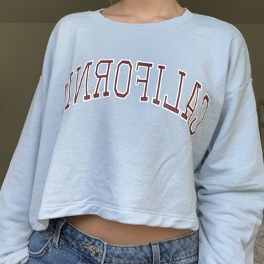 ONLY-  baggy, cropped Sweatshirt